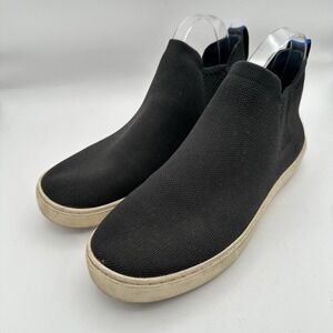 Rothys The Chelsea Ankle Boots Womens Size US 9 EU 40 Black Comfy Lounge Walking